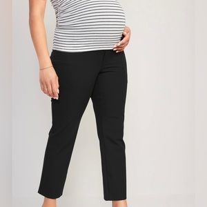 Old Navy Maternity Full Panel Pixie Straight Ankle Pants